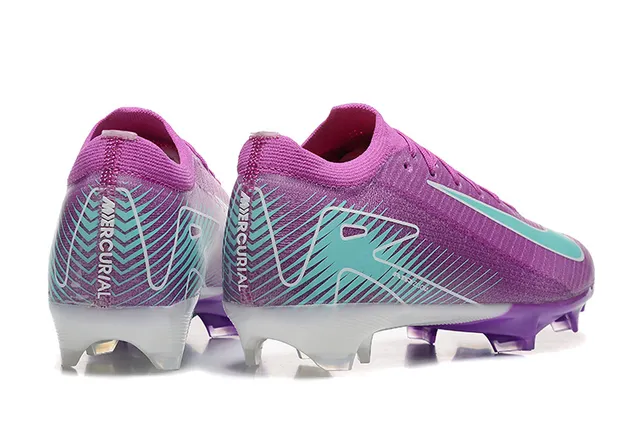 Nike Mercurial Vapor Purple and Teal Firm-Ground Soccer Shoes 2