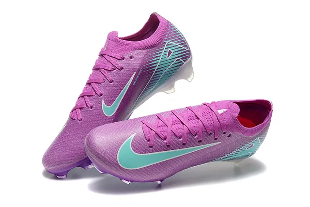 Nike Mercurial Vapor Purple and Teal Firm-Ground Soccer Shoes 3