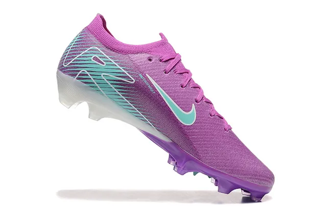 Nike Mercurial Vapor Purple and Teal Firm-Ground Soccer Shoes 4