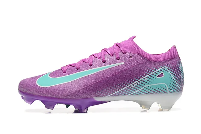 Nike Mercurial Vapor Purple and Teal Firm-Ground Soccer Shoes 10