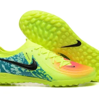 Nike Mercurial Vapor पीला नीला लो-कट सॉक-फिट ऊपरी नियोन ग्रेडिएंट टोबॉक्स टर्फ फुटबॉल जूते