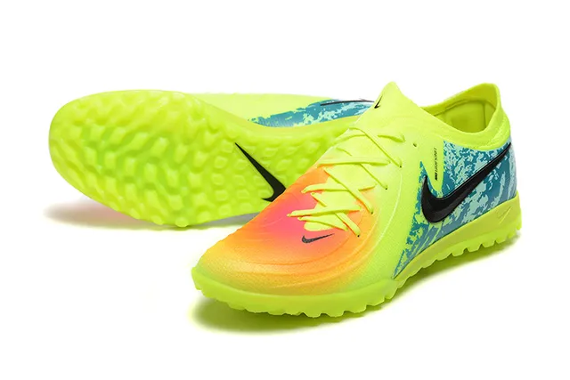 Nike Mercurial Vapor Jaune Bleu Bas De Coupe Ajusté Socquette Supérieur Dégradé Néon Pointe Relvado Chaussures De Football 7