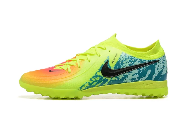 Nike Mercurial Vapor Jaune Bleu Bas De Coupe Ajusté Socquette Supérieur Dégradé Néon Pointe Relvado Chaussures De Football 10