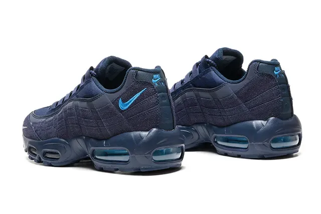 Nike Navy Blue Quilted Upper Dual Visible Air Units Lifestyle Sneakers 4