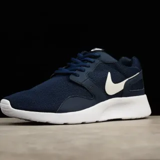 Nike Navy White Mesh Upper Synthetic Overlays Lifestyle Sneakers