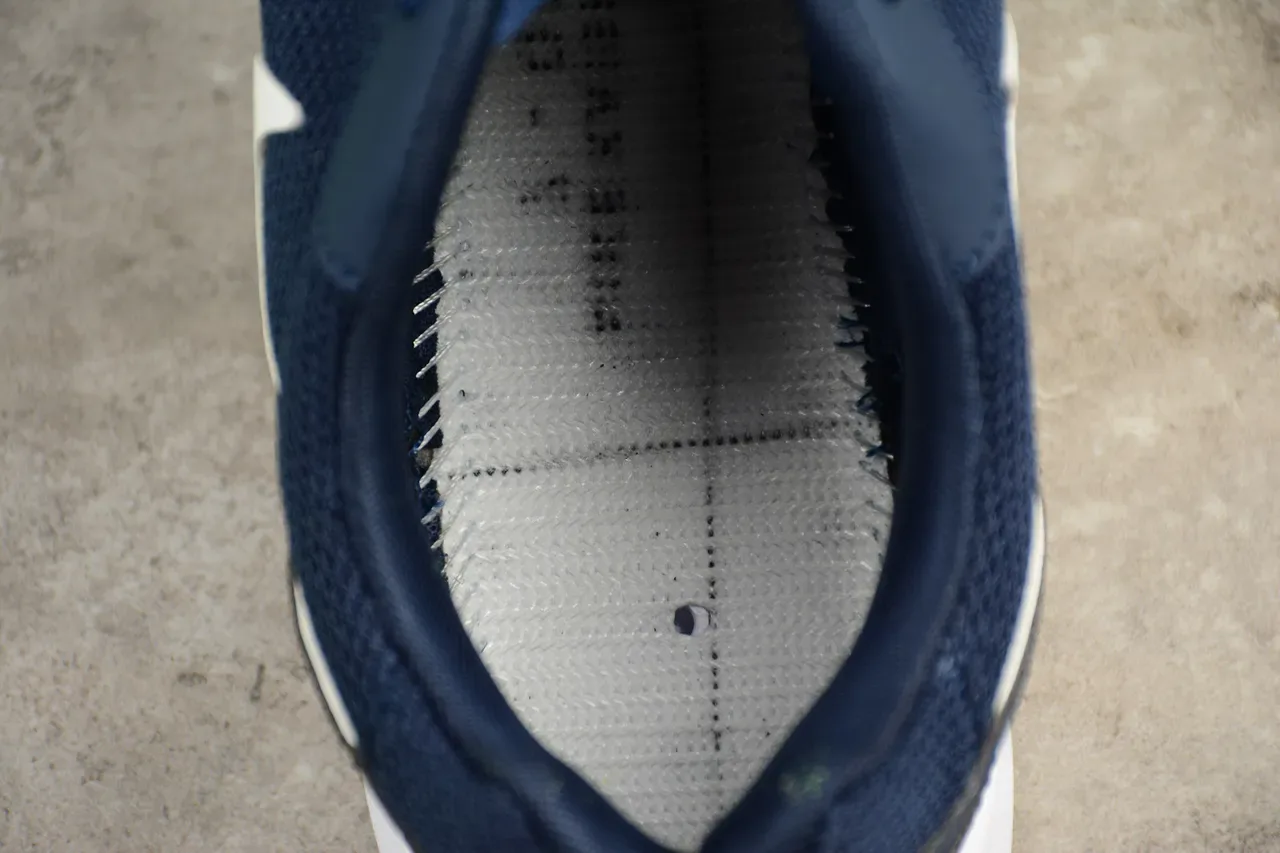 Nike Navy White Mesh Upper Synthetic Overlays Lifestyle Sneakers 14