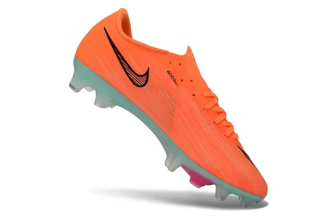 Nike Orange Transparente Flyweave Upper Air Zoom Cushioning Firm-Ground Chaussures de Football 2