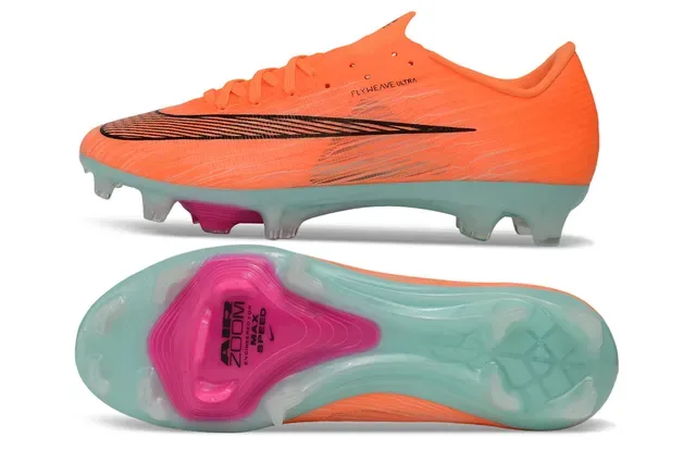 Nike Orange Transparente Flyweave Upper Air Zoom Cushioning Firm-Ground Chaussures de Football 6