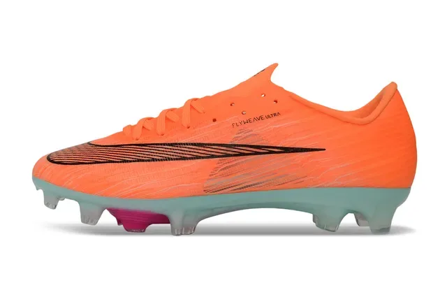 Nike Orange Transparente Flyweave Upper Air Zoom Cushioning Firm-Ground Chaussures de Football 7