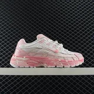 Nike P-6000 حذاء رياضي وردي وبيضاء سميك