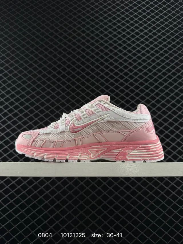 Nike P-6000 Pink and White Chunky Sneakers 5