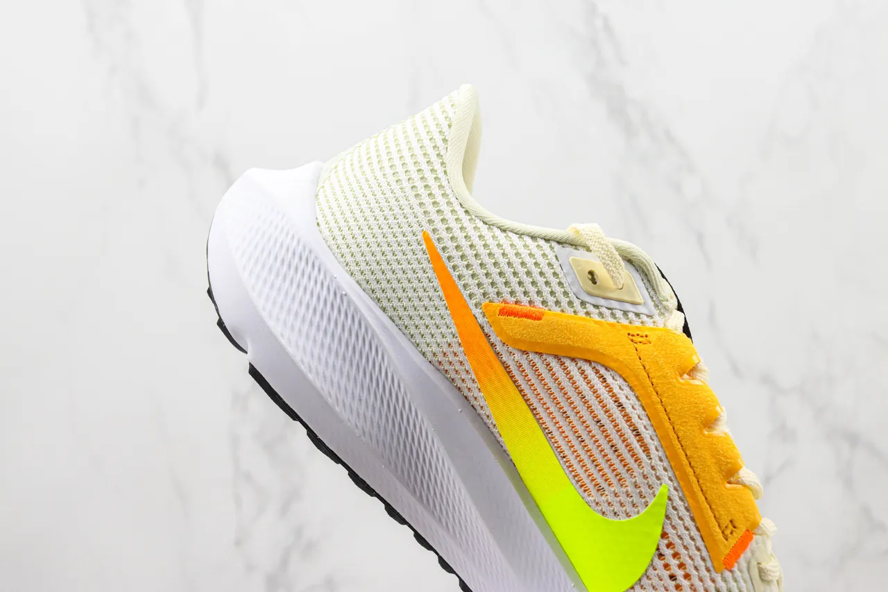 Nike Pegasus 40 Neon Yellow Off-White Running Shoes 5