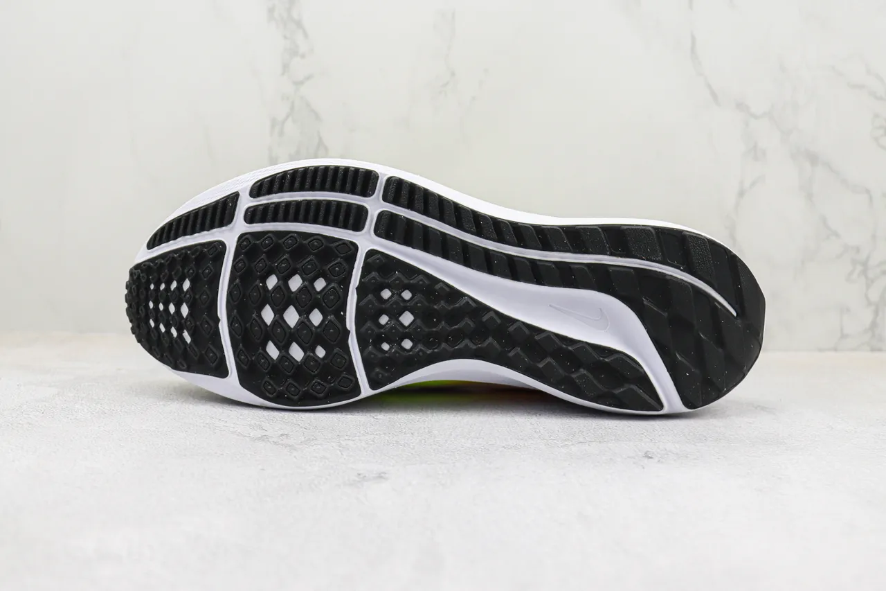Nike Pegasus 40 Neon Yellow Off-White Running Shoes 8