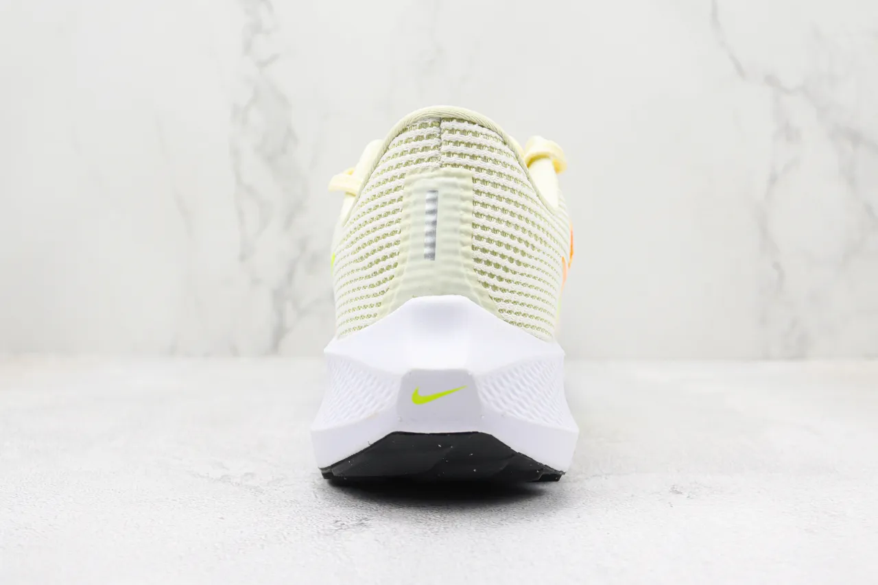 Nike Pegasus 40 Neon Yellow Off-White Running Shoes 9