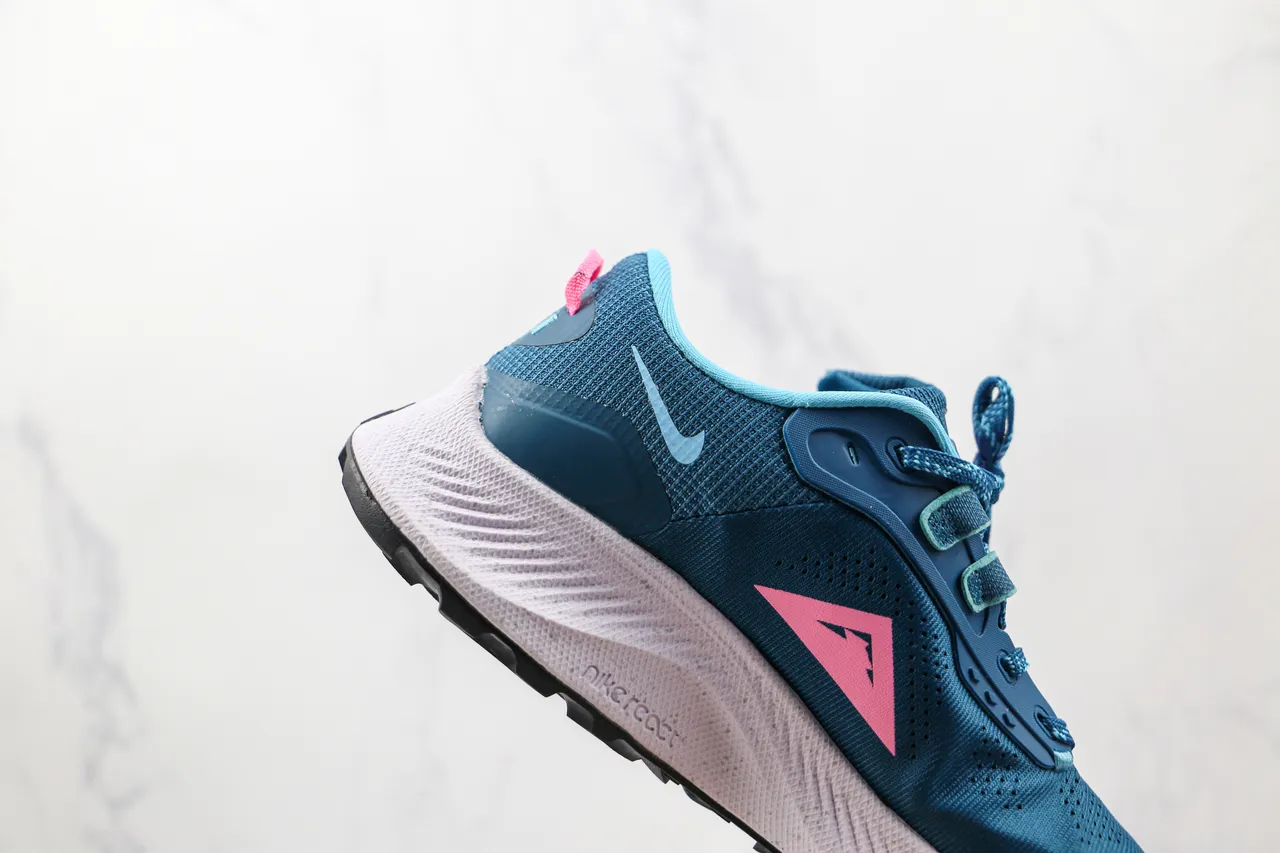 Nike Pegasus Trail Teal Pink Running Shoes 5