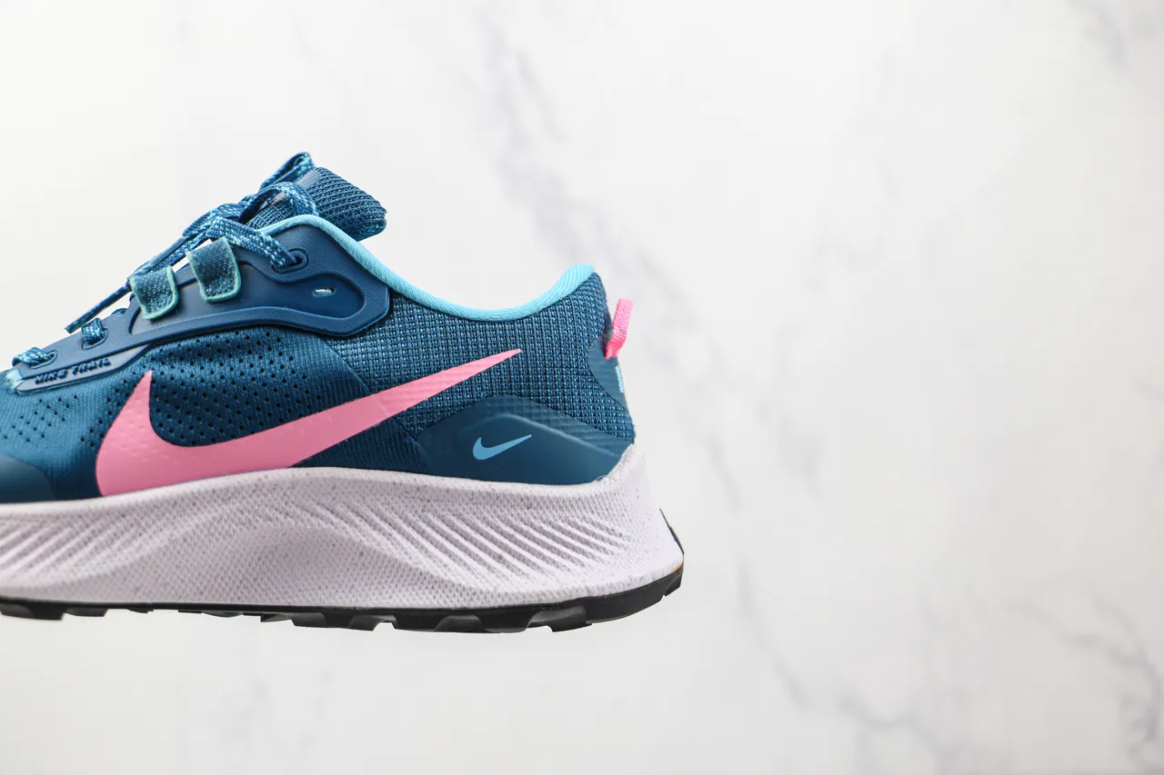 Nike Pegasus Trail Teal Pink Running Shoes 7