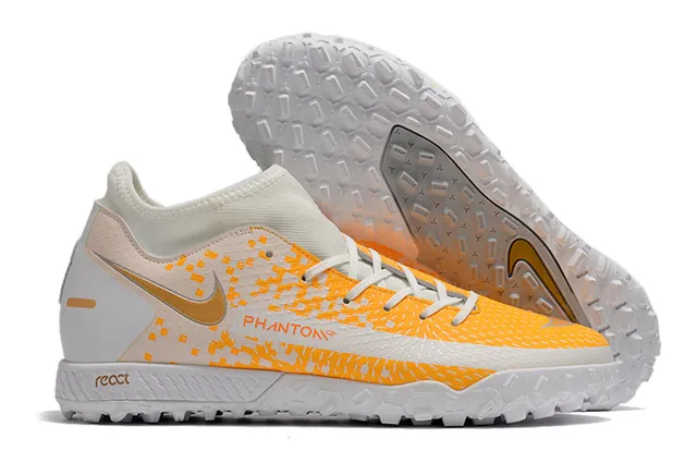 Nike Phantom GT Vert Bleu Collet Ajusté à la Chaussette Tissu Mesh Supérieur Engineered Chaussures de Football pour Pelouse 6