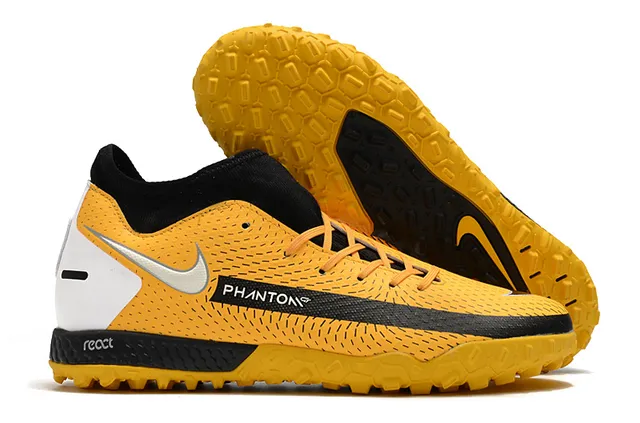 Nike Phantom GT Vert Bleu Collet Ajusté à la Chaussette Tissu Mesh Supérieur Engineered Chaussures de Football pour Pelouse 8