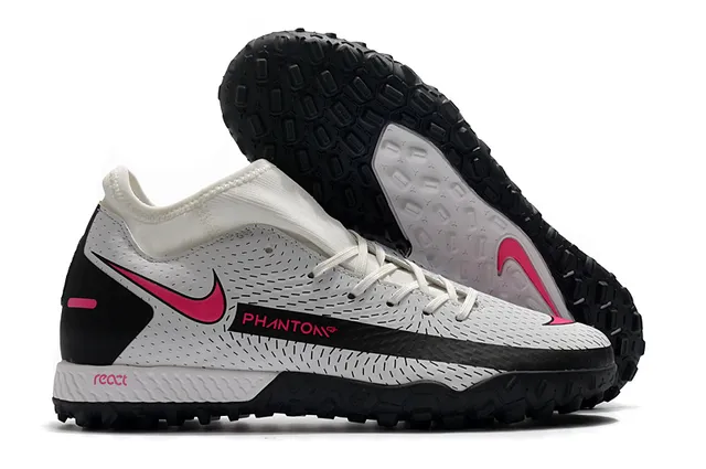 Nike Phantom GT Vert Bleu Collet Ajusté à la Chaussette Tissu Mesh Supérieur Engineered Chaussures de Football pour Pelouse 15