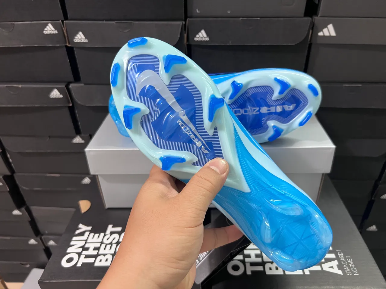 Nike Phantom GT Light Blue Black Firm-Ground Soccer Shoes 2