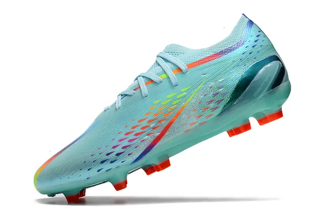 Nike Phantom GT Dégradé multicolor translucide Aqua terrain ferme chaussures de football 3