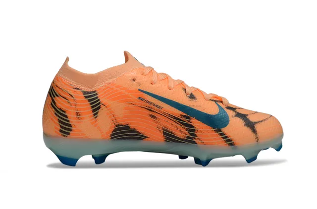 Nike Phantom GT Orange Blue Low-Cut Sock-Fit Upper Firm-Ground Soccer Shoes 2