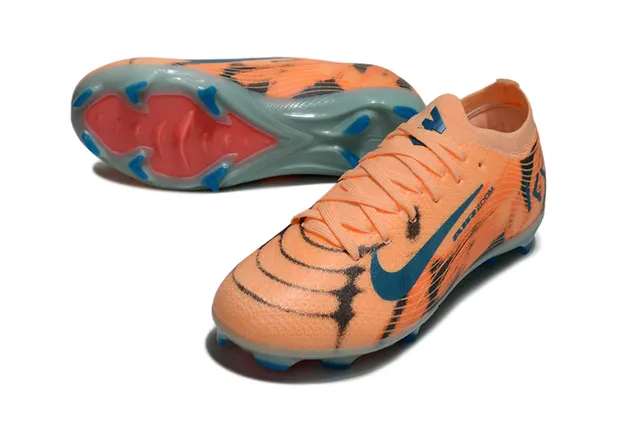Nike Phantom GT Orange Blue Low-Cut Sock-Fit Upper Firm-Ground Soccer Shoes 5