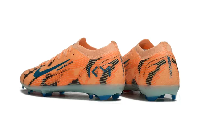 Nike Phantom GT Orange Blue Low-Cut Sock-Fit Upper Firm-Ground Soccer Shoes 6