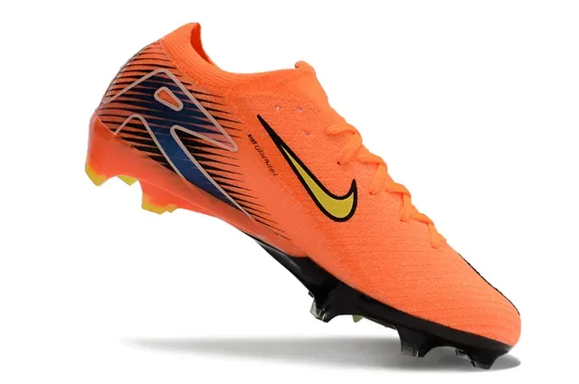 Nike Phantom GT برتقالي أصفر أعلى نسيجي تغطية جرافيكية ديناميكية أرض صلبة أحذية كرة القدم 2