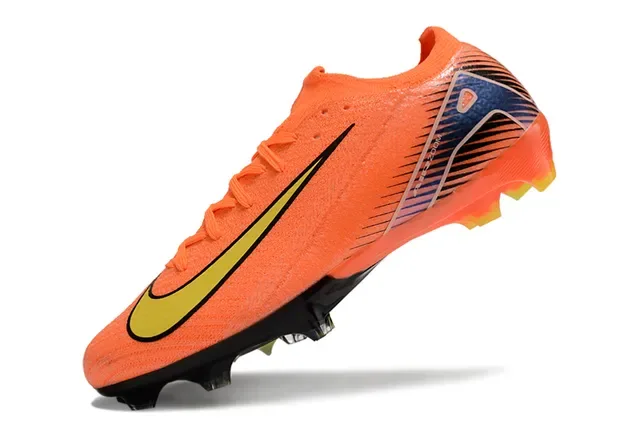 Nike Phantom GT برتقالي أصفر أعلى نسيجي تغطية جرافيكية ديناميكية أرض صلبة أحذية كرة القدم 3