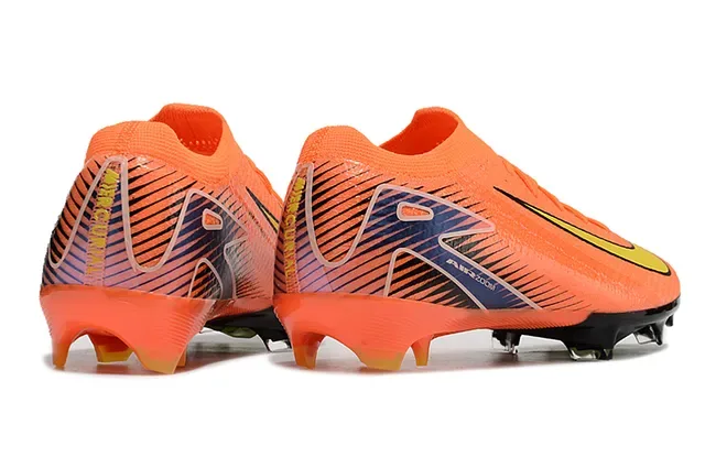 Nike Phantom GT برتقالي أصفر أعلى نسيجي تغطية جرافيكية ديناميكية أرض صلبة أحذية كرة القدم 5