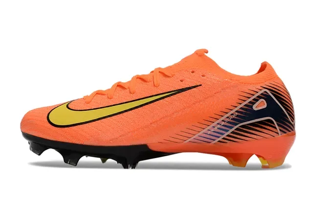 Nike Phantom GT برتقالي أصفر أعلى نسيجي تغطية جرافيكية ديناميكية أرض صلبة أحذية كرة القدم 6