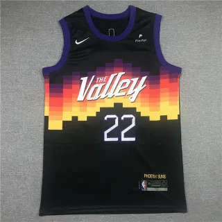 Nike Phoenix Suns 'The Valley' Pixel Gradient Black Jersey