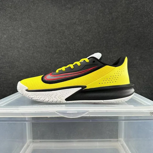Nike Precision 7 Yellow Black Red Basketball Shoes 2