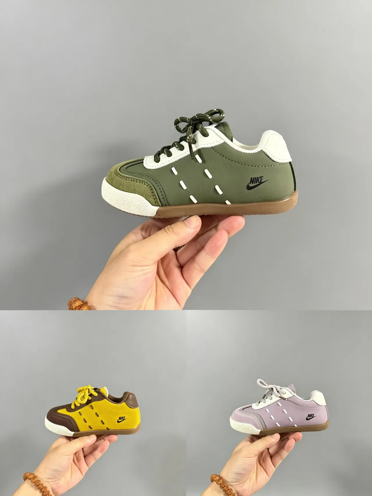 Nike Purple White Low-Top Layered Synthetic Overlays Lifestyle Sneakers 2
