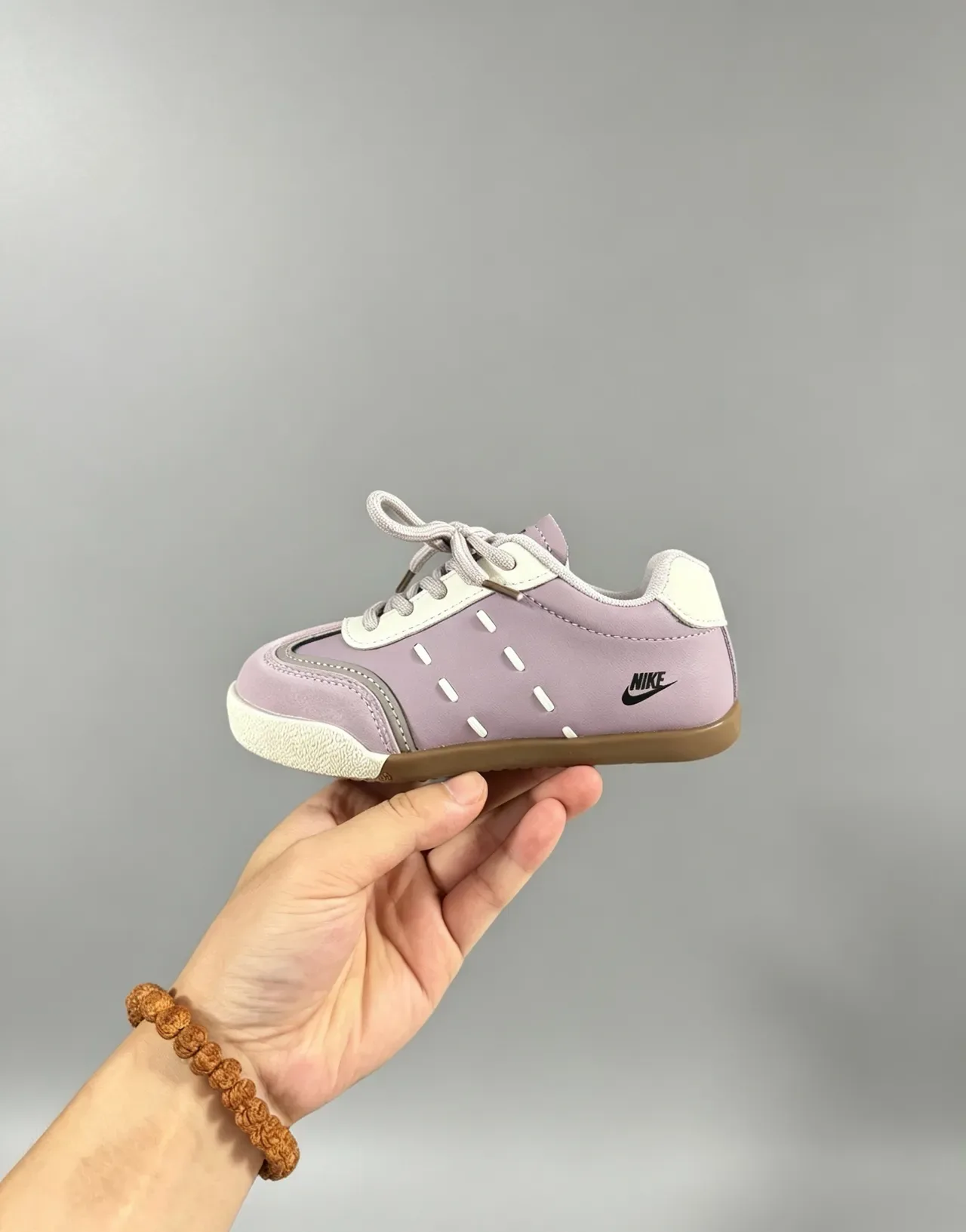 Nike Purple White Low-Top Layered Synthetic Overlays Lifestyle Sneakers 18