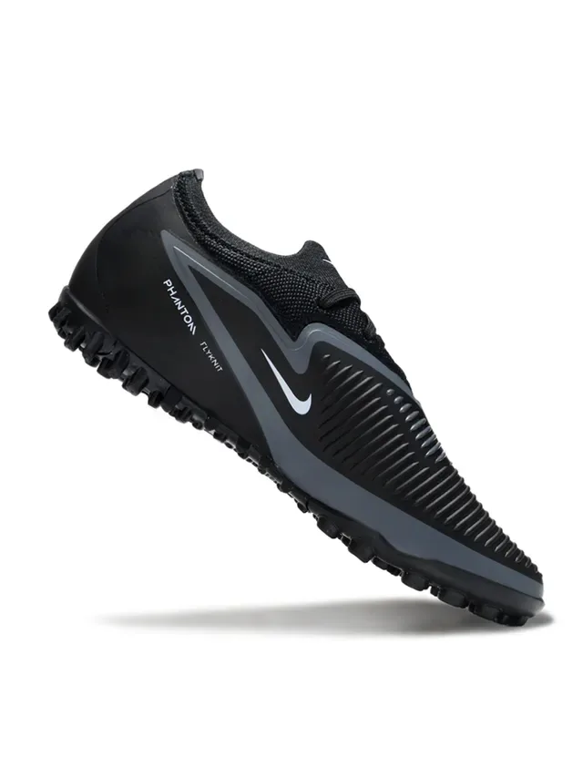 Nike ReactX Black Light Blue Artificial Grass Soccer Shoes 2
