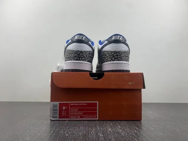 Nike SB Dunk Low Elephant Print Skateboard Shoes 17
