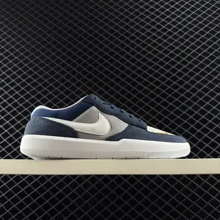 Nike SB Force 58 Navy Gray White स्केटबोर्ड जूते