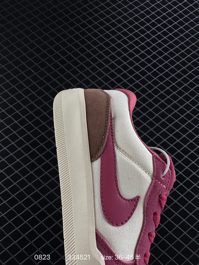 Nike SB Force 58 Tênis de Skateboard em Camurça e Lona Rosa Marrom 3