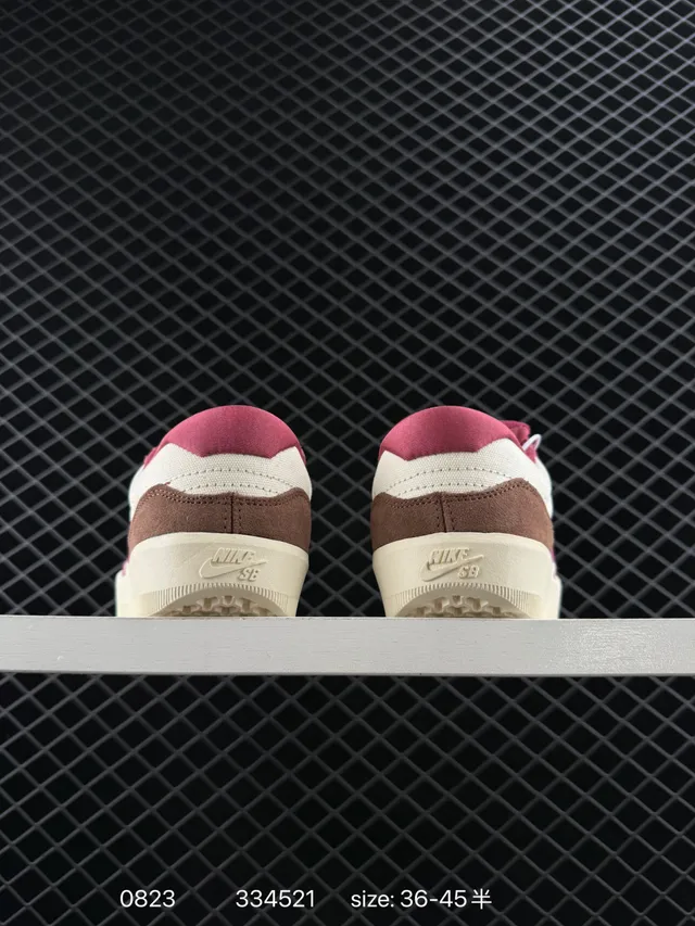 Nike SB Force 58 Tênis de Skateboard em Camurça e Lona Rosa Marrom 6