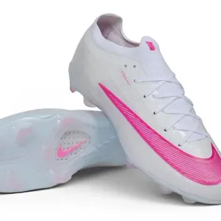 Nike कلات्स كرة القدم أبيض وردي شفاف Firm-Ground