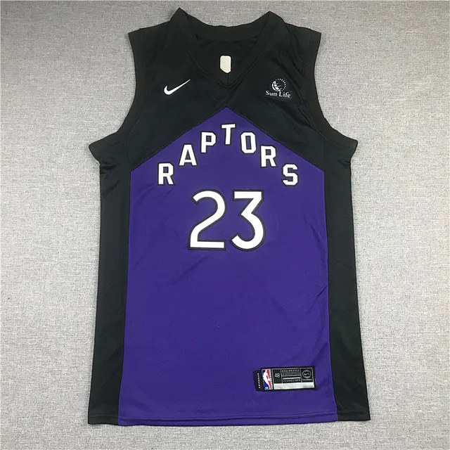 Nike Toronto Raptors 23 Reward Edition Maillot Violet Noir 2