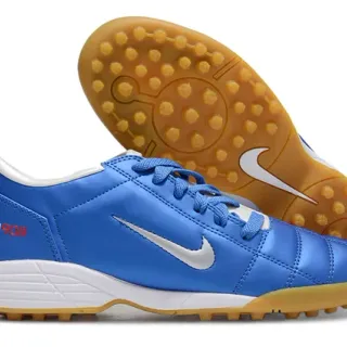 Nike Total 90 III Blue White Gum Turf Soccer Shoes