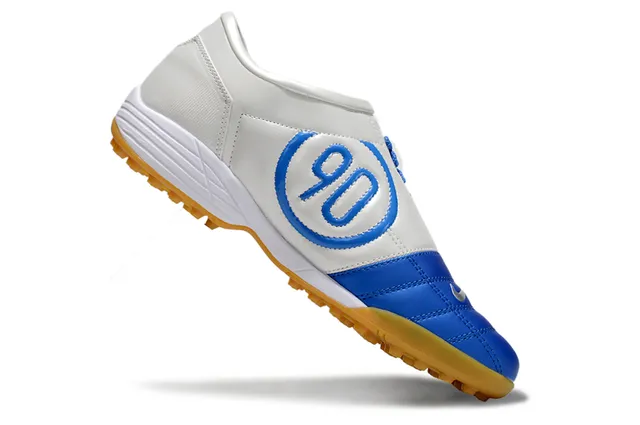 Nike Total 90 III أزرق أبيض غوم تيرف أحذية كرة القدم 3