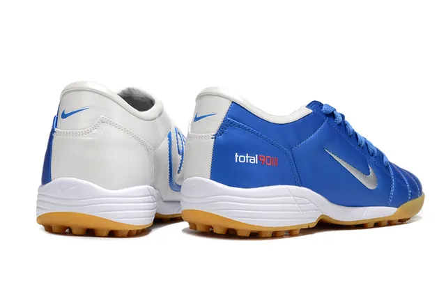 Nike Total 90 III أزرق أبيض غوم تيرف أحذية كرة القدم 6