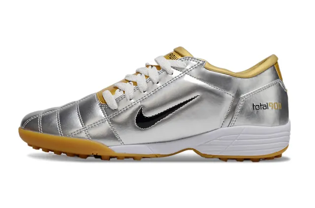 Nike Total 90 III Silver Gold Turf Soccer Shoes 3