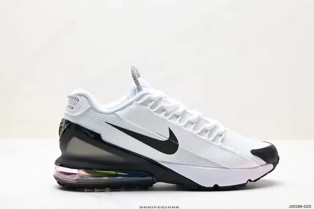 Nike White and Black Visible Air Lifestyle Sneaker 2