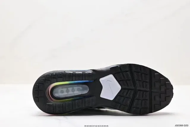 Nike White and Black Visible Air Lifestyle Sneaker 5