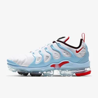 Nike White Blue Wave-Shaped Synthetic Cage Full-Length Visible Air Unit Lifestyle Sneakers